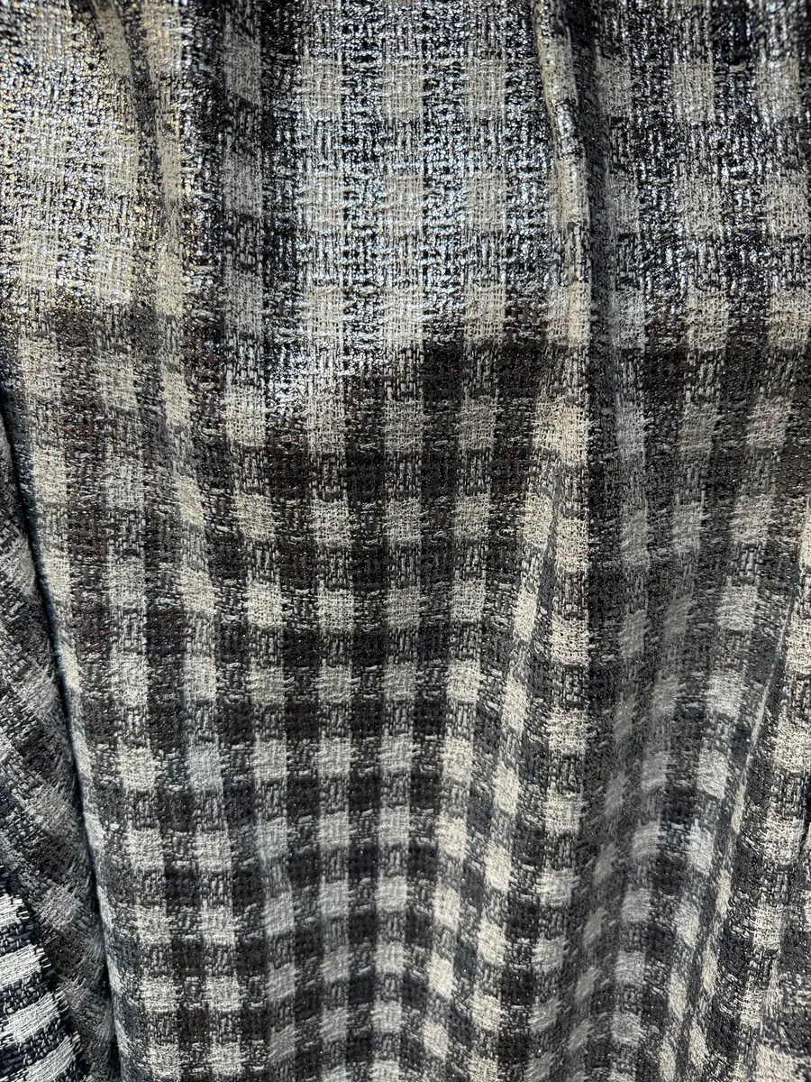Art. HIPE — Silver Laminated Tweed