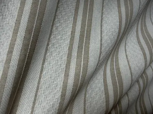 Art. PEN colour E — White / Natural Wide Stripes